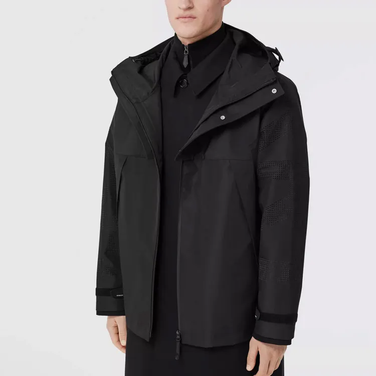 Burberry Perforated Logo Nylon Jacket-1