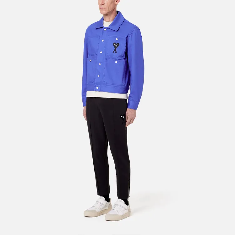PUMA AMIPARIS Collaboration Collection PUMA X AMI Collaboration Collection Jacket Fall Men's Blue-2