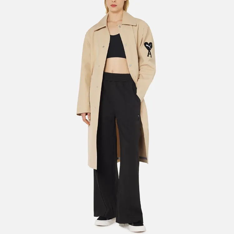 PUMA X Ami W Lightweight Jacket Beige-3