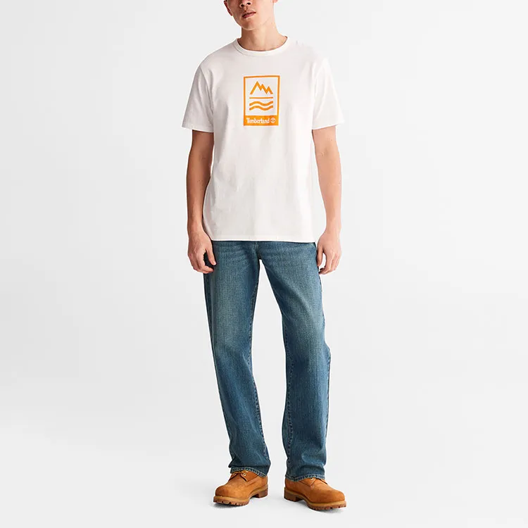 Timberland T Shirt American Vintage Men's White-2