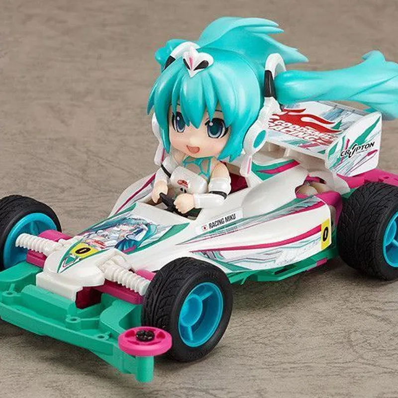GSC Hatsune Miku Vocaloid Nendoroid X Mini 4WD, Racing Hatsune Miku 2012ver. Astute Specia Chibi Figures 15cm-1