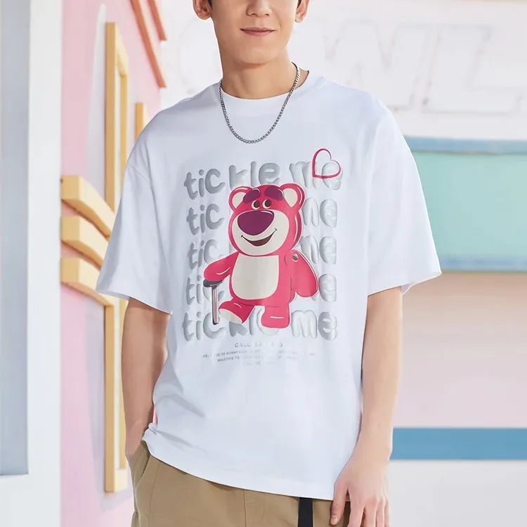 LiNing x Disney T Shirt Unisex White-3