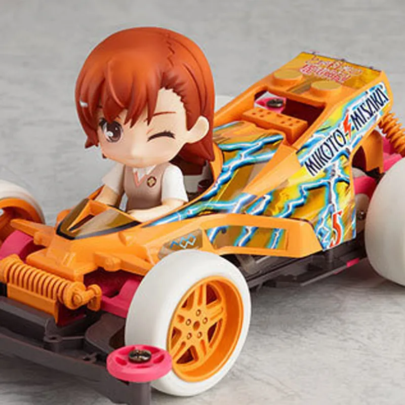 GSC Mikoto Misaka Little Nendoroid X Mini Four Wheel Drive Car, A Certain Magical Index Chibi Figures-1