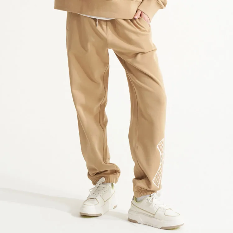 MLB Knitted Sports Pants Unisex Dark Beige-2