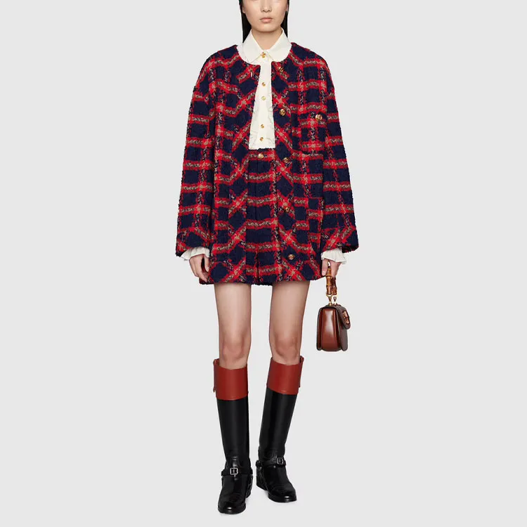 GUCCI Casual Shorts Women's Red-1