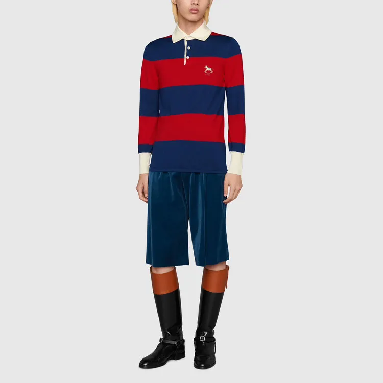GUCCI Polo Shirt Men's Multicolor-2
