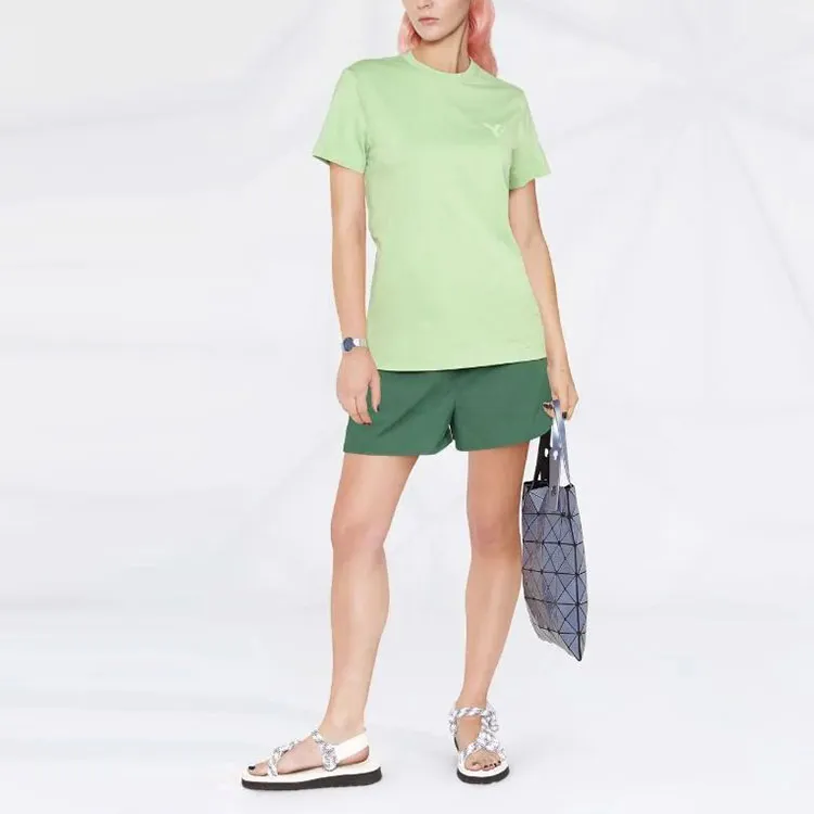 Y 3 T Shirts Women's Green-2