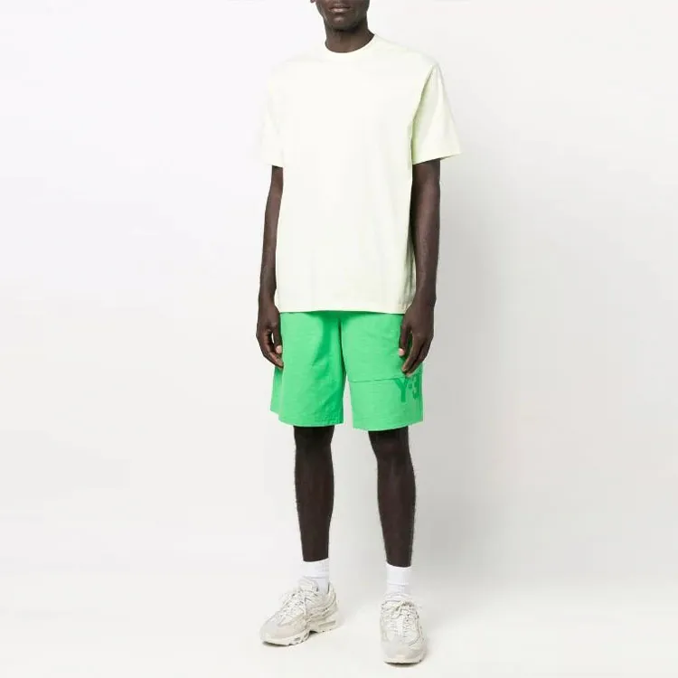 Y 3 Casual Shorts Men Green-1