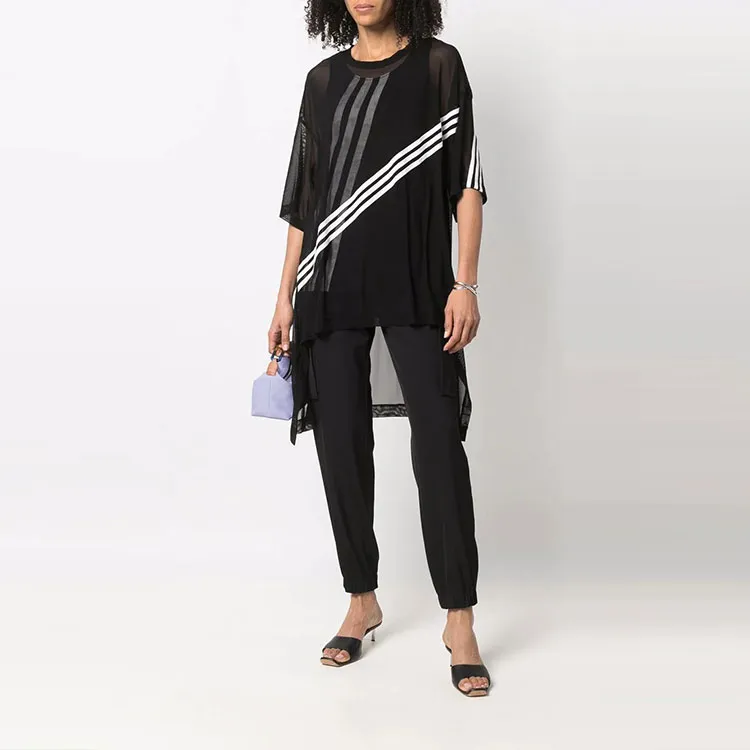 Y 3 T Shirts Women's Black-1