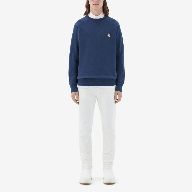 Maison Kitsune Sweatshirts Men Navy Blue-2