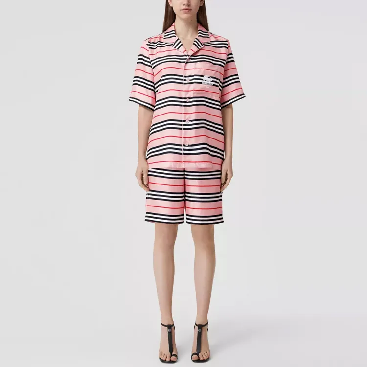 Burberry Icon Silk Pajama Shirt-1