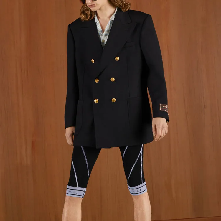 GUCCI Double breasted Wool Jacket-6