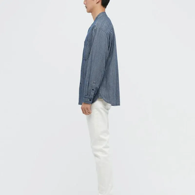 UNIQLO Shirts Men Royal Blue-1