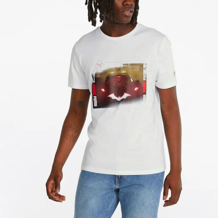 PUMA BATMAN T Shirts Men White-2