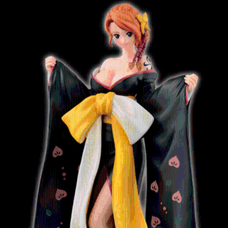 BANPRESTO Ichiban Kuji One Piece The Most Praiseworthy! Vibrant Straw Hat Scroll Nami Scale Figures 19cm-2