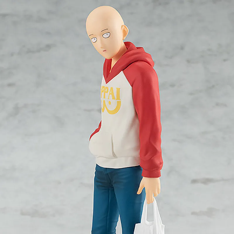 GSC Pop Up Parade One Punch Superman Saitama Oppai Hoodie Ver. Scale Figures 17cm-1
