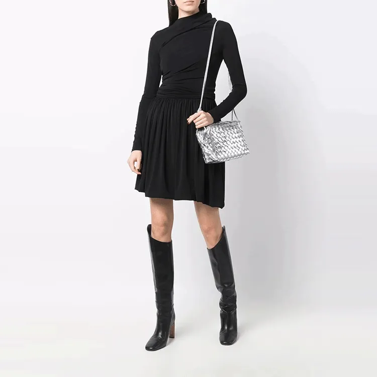 JIL SANDER Long-Sleeved Dresses Women's Black-1
