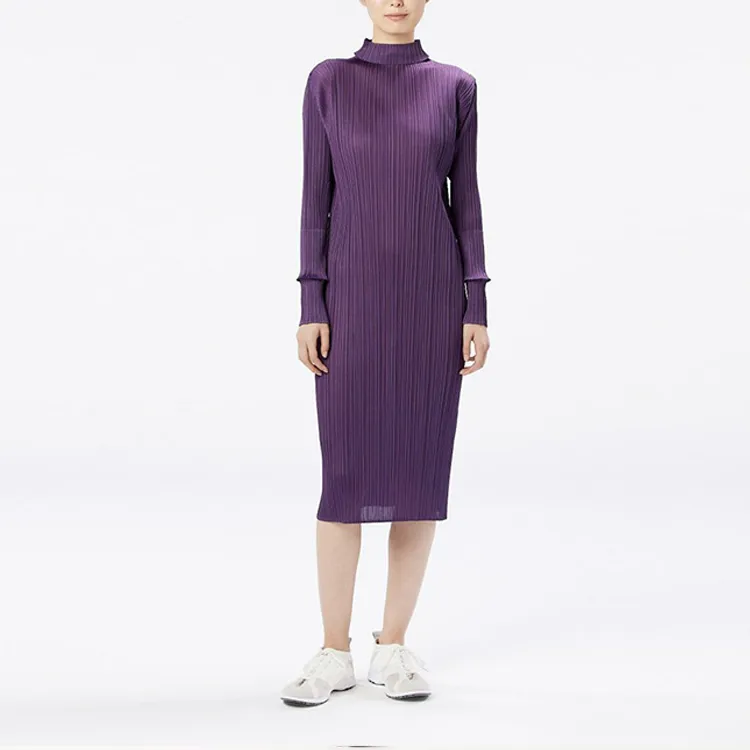 PLEATS PLEASE ISSEY MIYAKE November Plissé Midi Dress-1