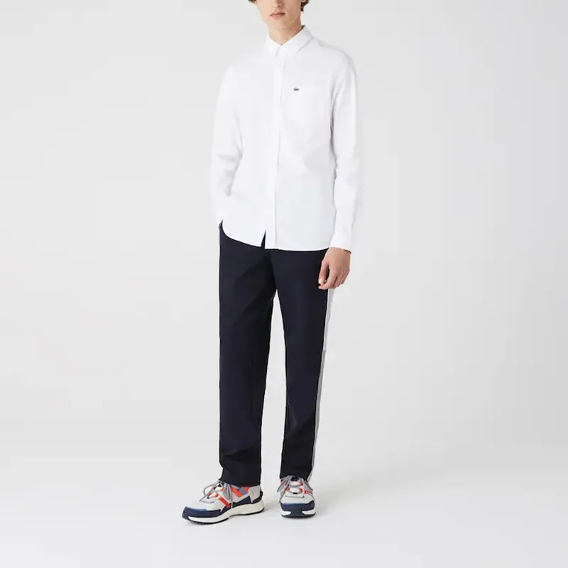 LACOSTE Shirts Men White-1