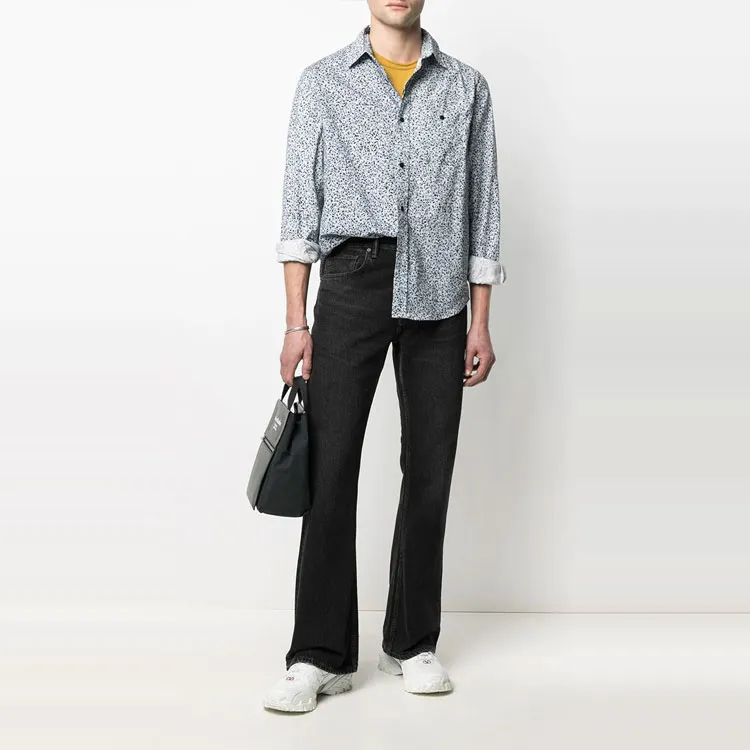 KENZO Shirts Men Light Blue-1