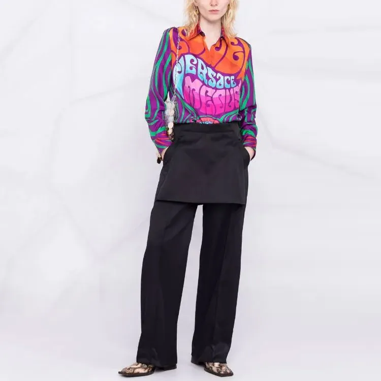 VERSACE Shirts Women's Orange-1
