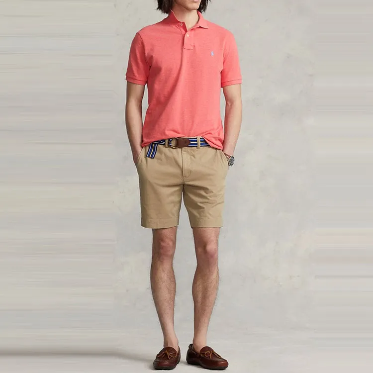 Polo Ralph Lauren SS22 Polo Shirt Men's Pink-1