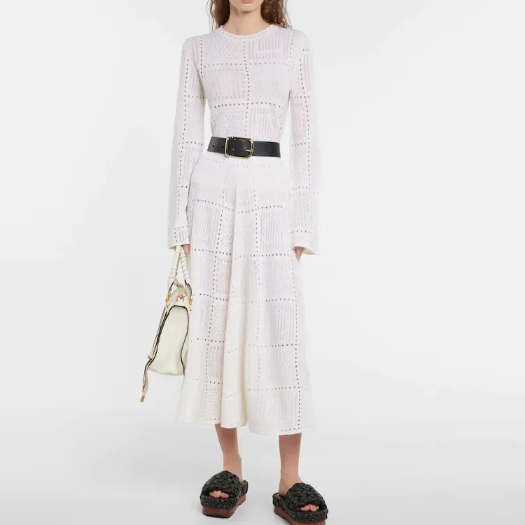 Chloé Casual Long Skirts Women's White-1