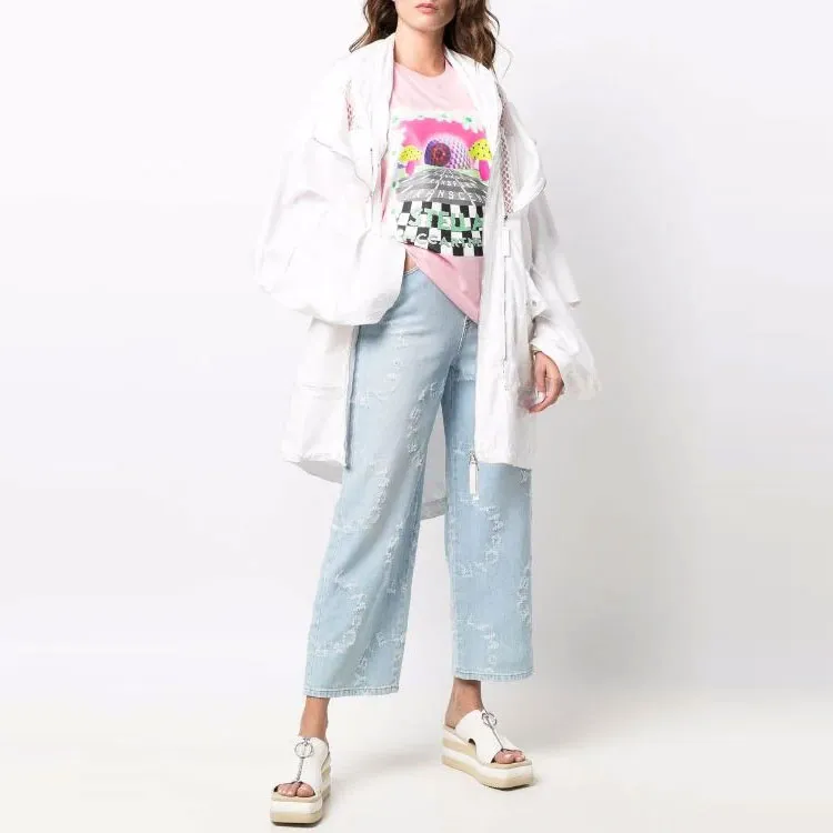 Stella McCartney Distressed High-Rise Jeans-1
