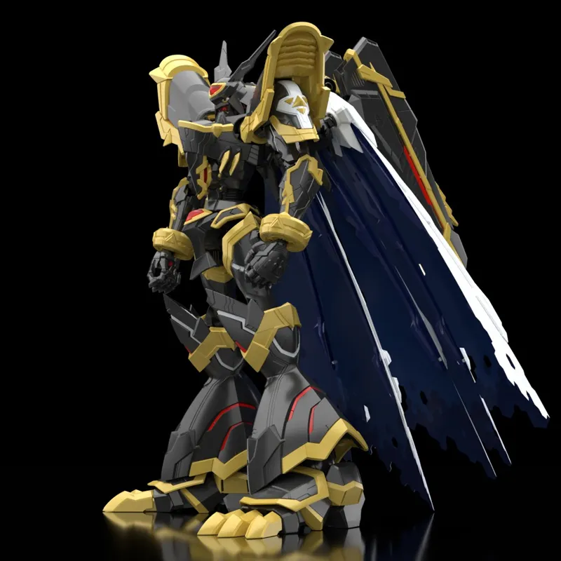 BANDAI Figure Rise Standard Amplified Digimon X Evolution Alphamon Model Kits 18cm-1