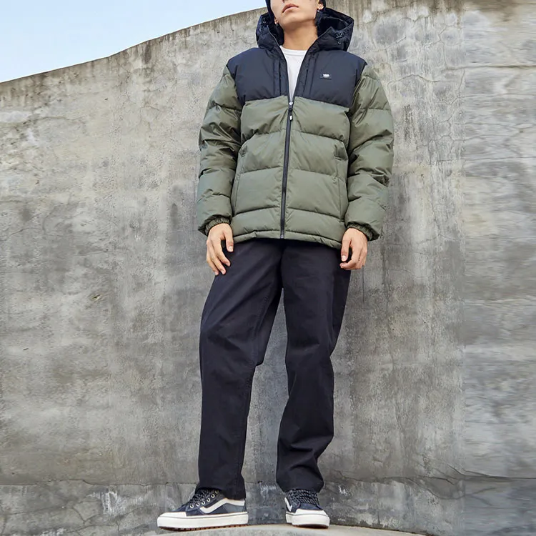 Vans Puffer Jacket Men's Army Green-2