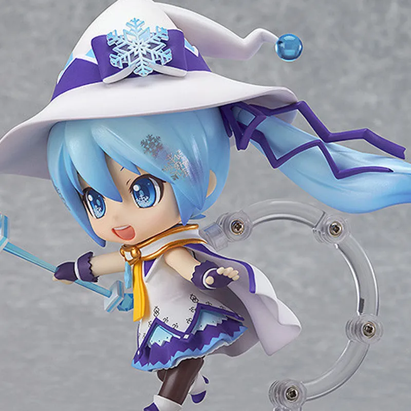 GSC Hatsune Miku No. 380 Snow Hatsune Miku Magical Snow Ver. Nendoroid Chibi Figures 10cm-1
