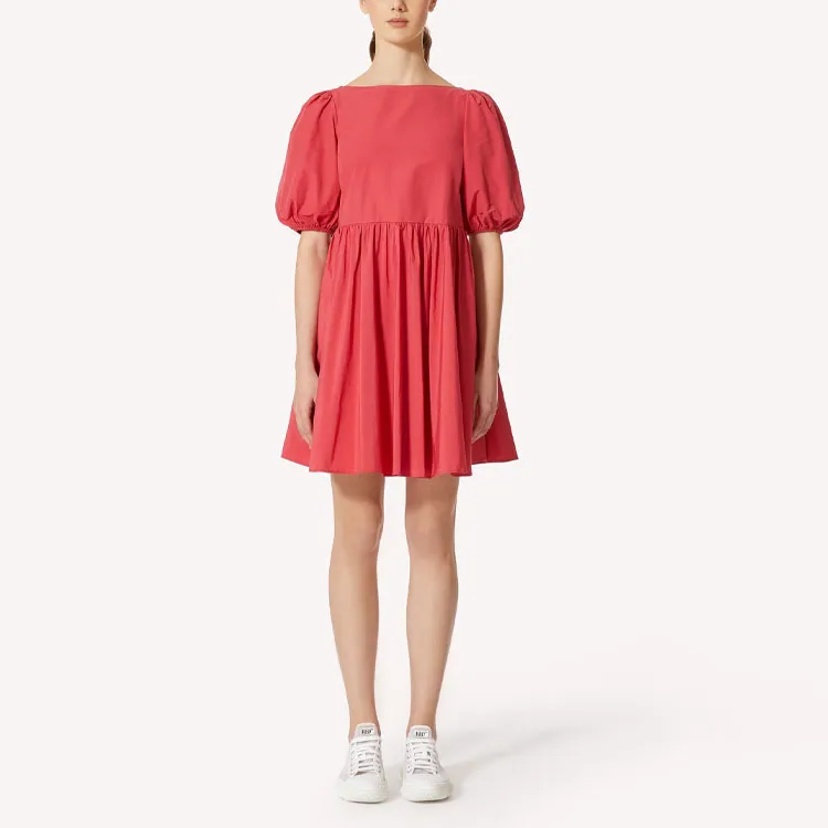 Valentino Short Sleeved Dresses Women's Strawberry Red-1