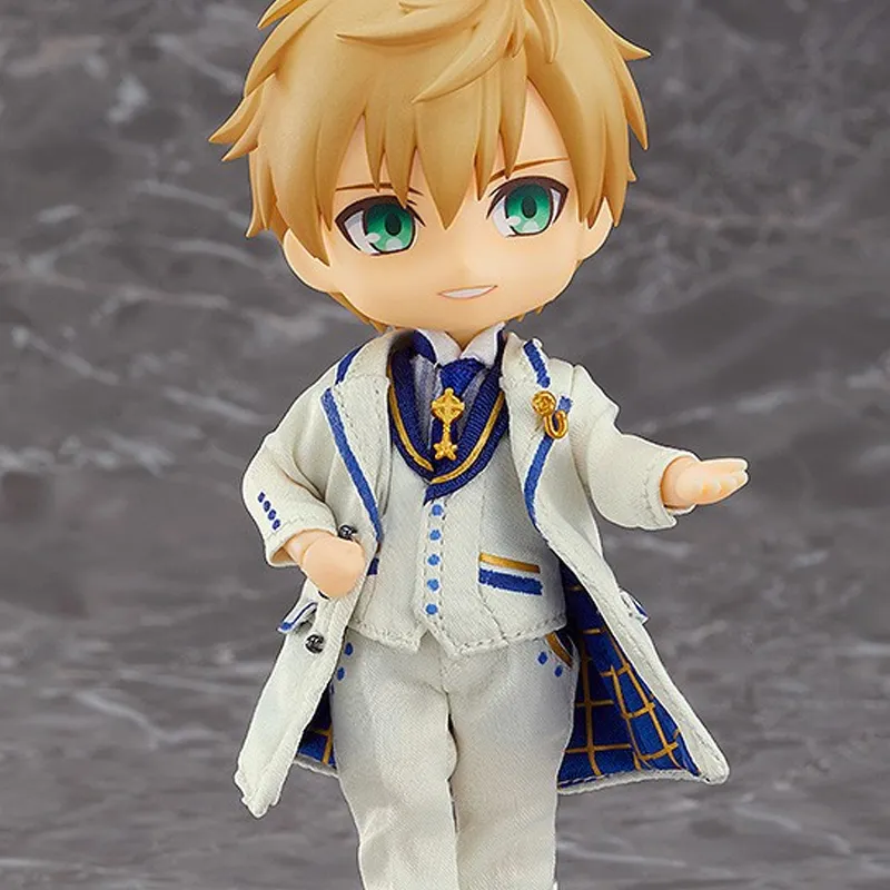 GSC Nendoroid, Fate, Fate/Grand Order, Swordsman, Arthur Pendragon, Servant Open, Pure White Rose Chibi Figures-1