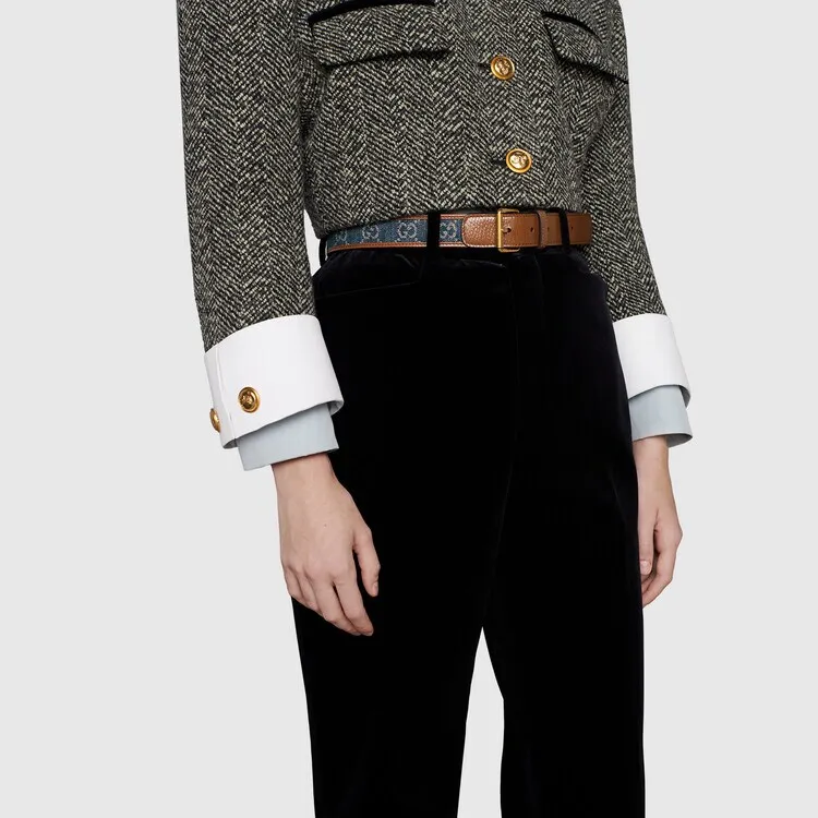 GUCCI Square Buckle Belt-4