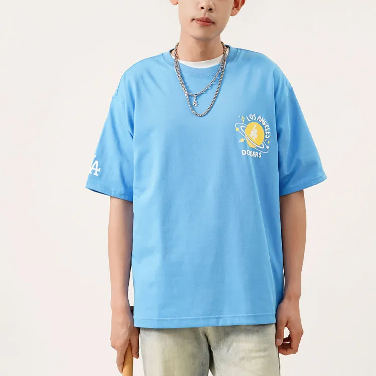 MLB T Shirt American Vintage, Dopamine Dressing Unisex Blue-2