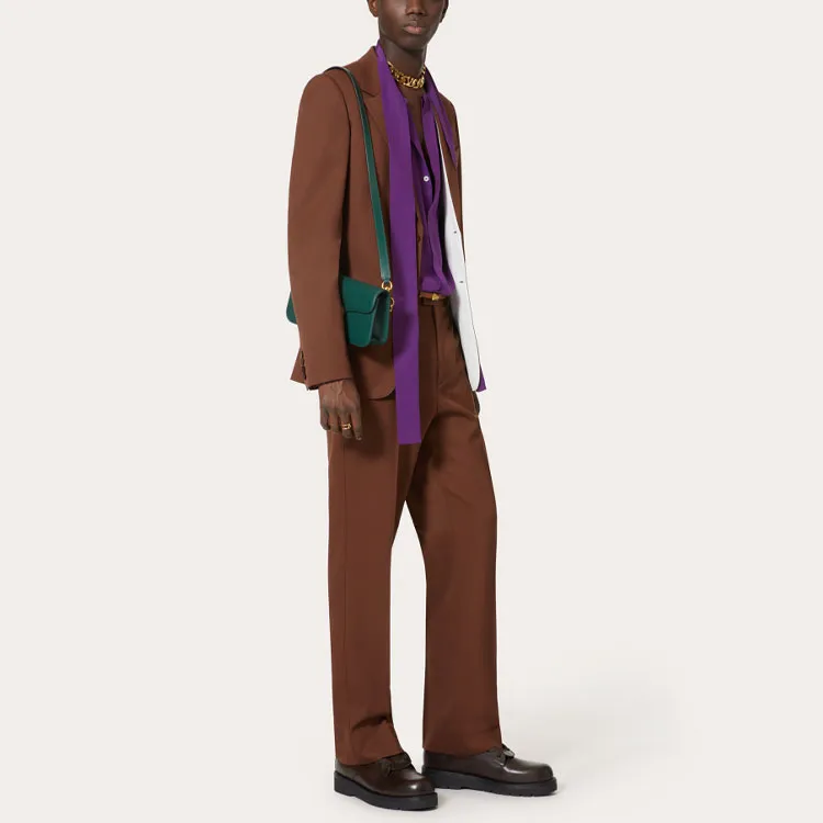 Valentino Casual Pants Men Brown-1