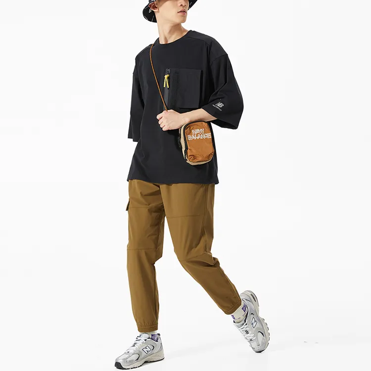 New Balance Drop Shoulder Sleeve T Shirt Men's-2