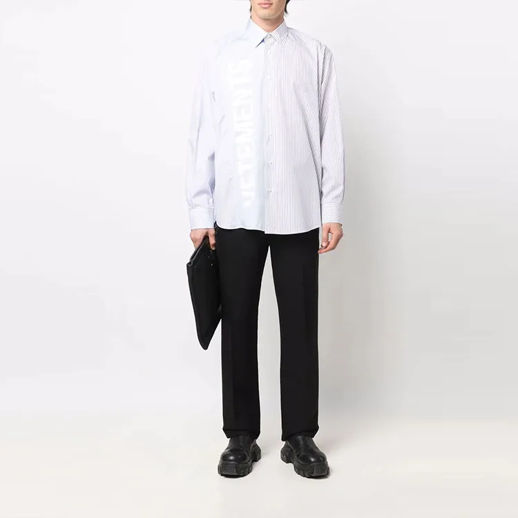 Vetements Shirts Unisex Blue-2
