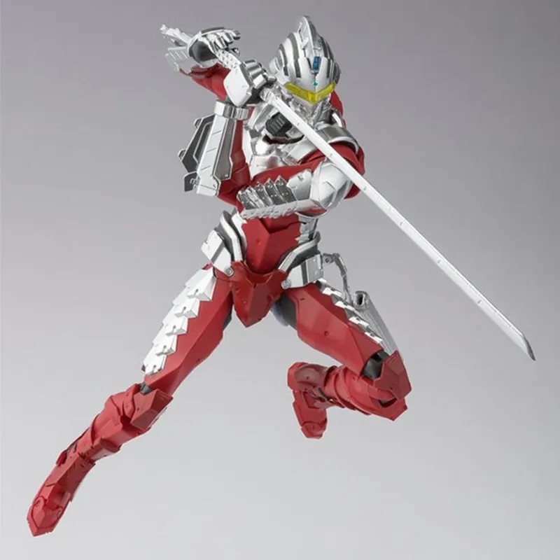 BANDAI S.H.Figuarts Ultraman Suit Version 7 The Animation Action Figure Red & Silver-3