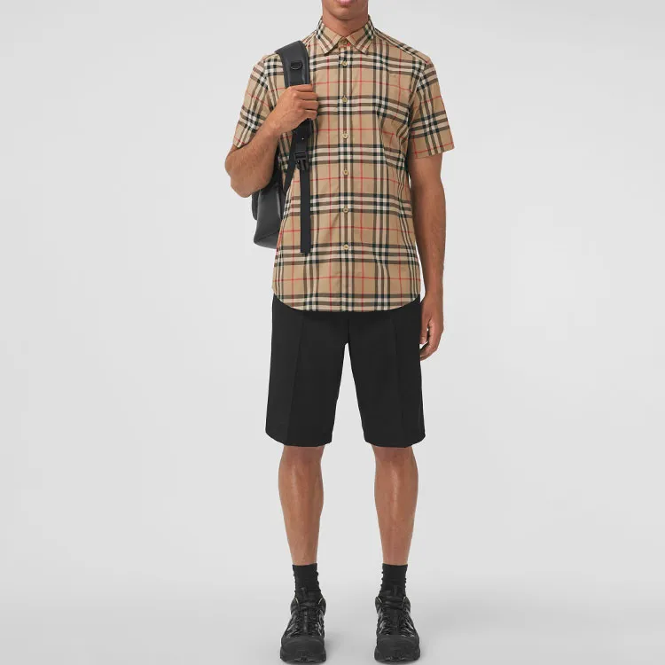 Burberry Checked Short Sleeved Shirt-2