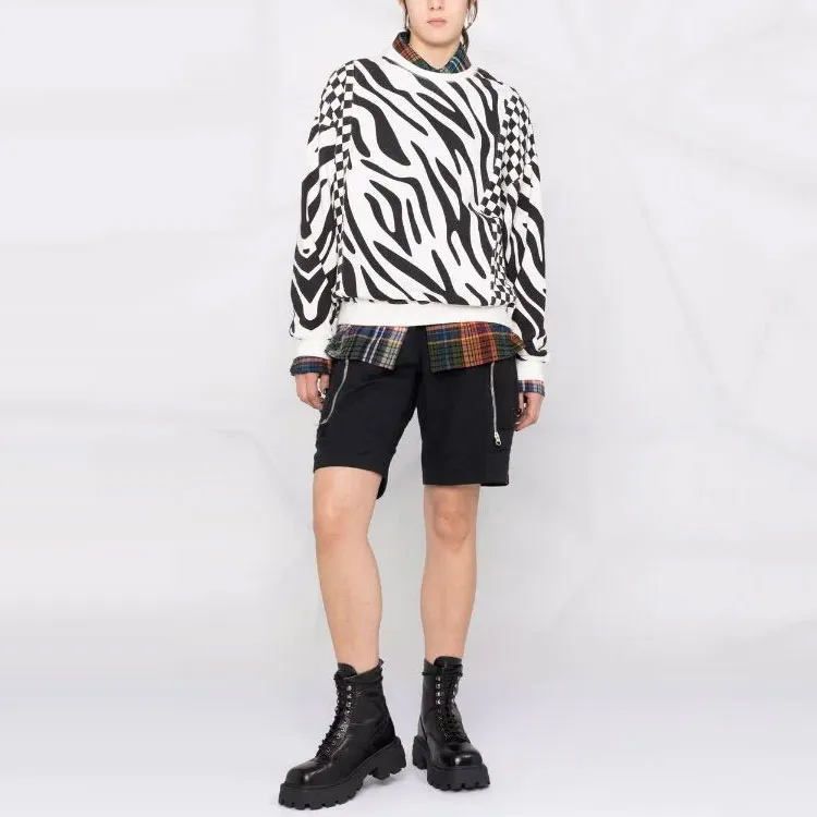R13 Tiger print Cotton Sweatshirt-1