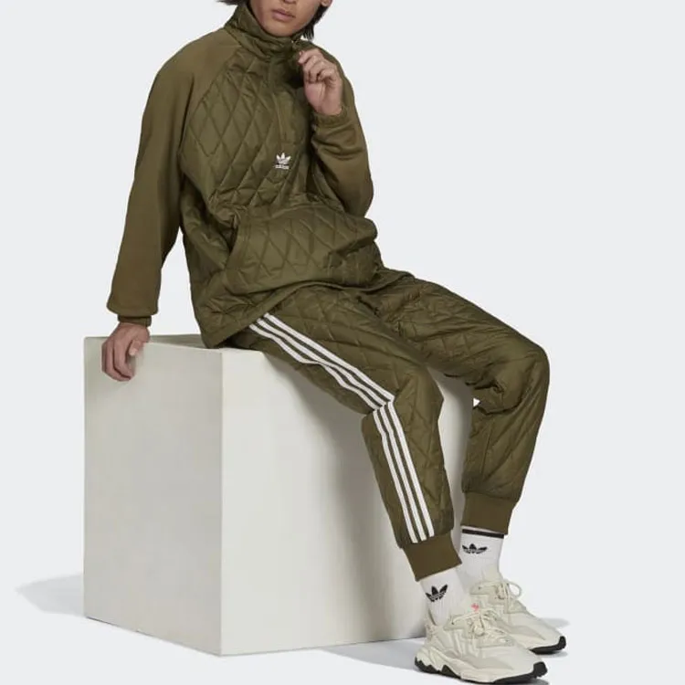 Adidas Originals Knitted Sweatpants Men Olive Green-3
