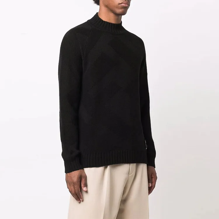 FENDI Cashmere Sweaters Men Black-2