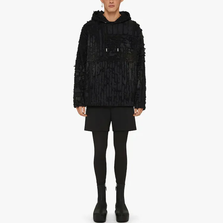Givenchy Destroyed Oversized Hoodie-1