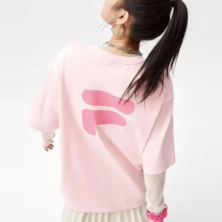FILA FUSION FOB Series T Shirt Unisex Youth Pink-3