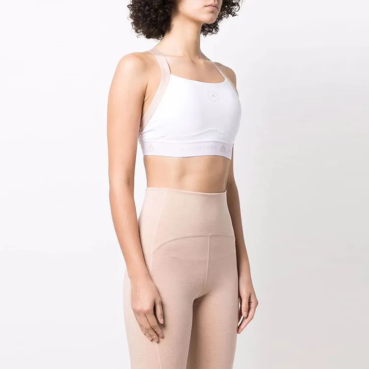 Adidas Sleeveless Sports Shirts Women's White-3