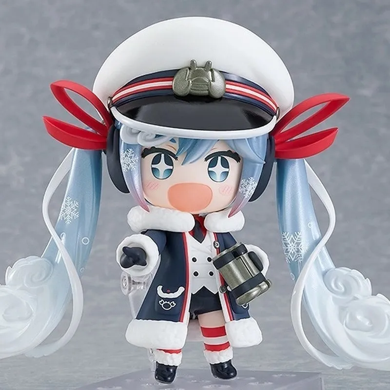 GSC Hatsune Miku No.1800 Snow Halation Grand Voyage Ver Nendoroid Chibi Figures 10cm-1