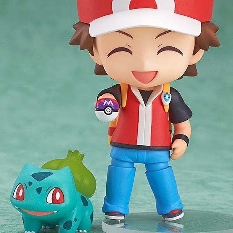 GSC Charmander No. 425 Pokémon Rare Seed && Red Squirtle Nendoroid Chibi Figures 10cm-3