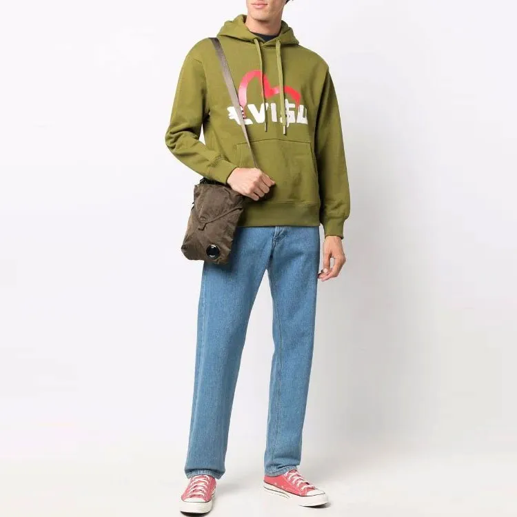 EVISU X Sfera Ebbast Logo Print Drawstring Hoodie-1