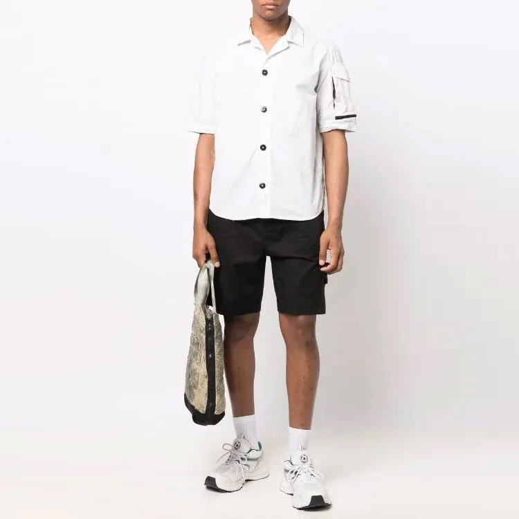 STONE ISLAND Casual Shorts Men Black-1